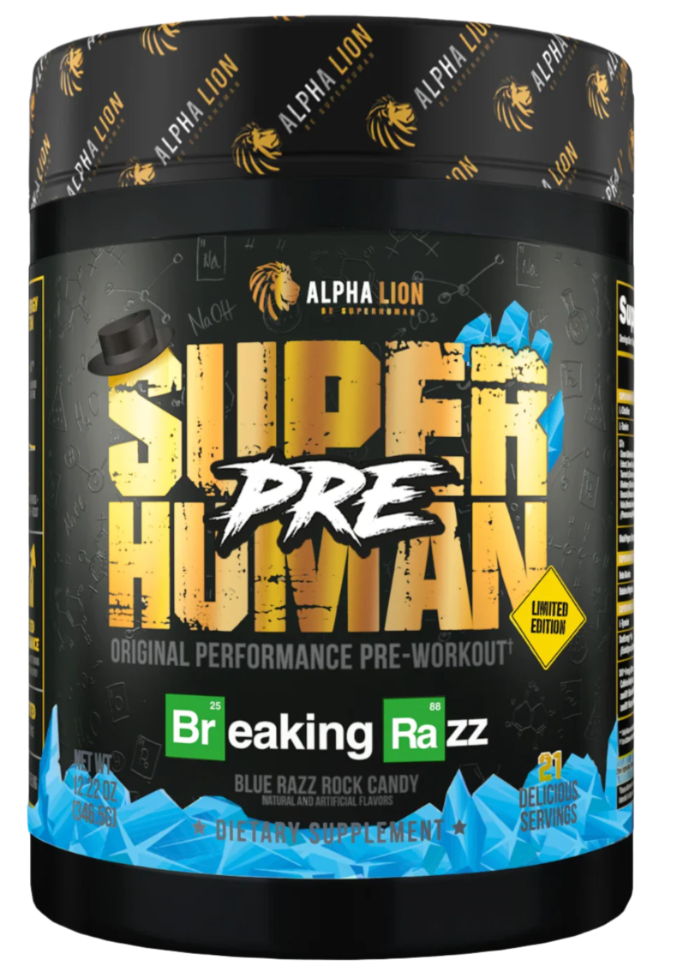 Alpha Lion Superhuman Pre-Workout Powder 21 Servings (42 Half-Servings)