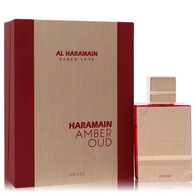 Al Haramain Amber Oud Rouge by Al Haramain Eau De Parfum Spray 2 oz for Men