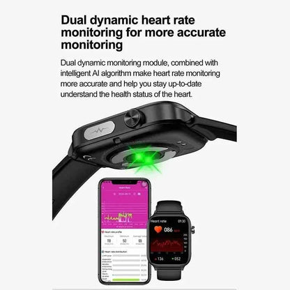 HealthPro™ All-in-One Smartwatch – ECG Monitoring &amp; AI Voice Assistant
