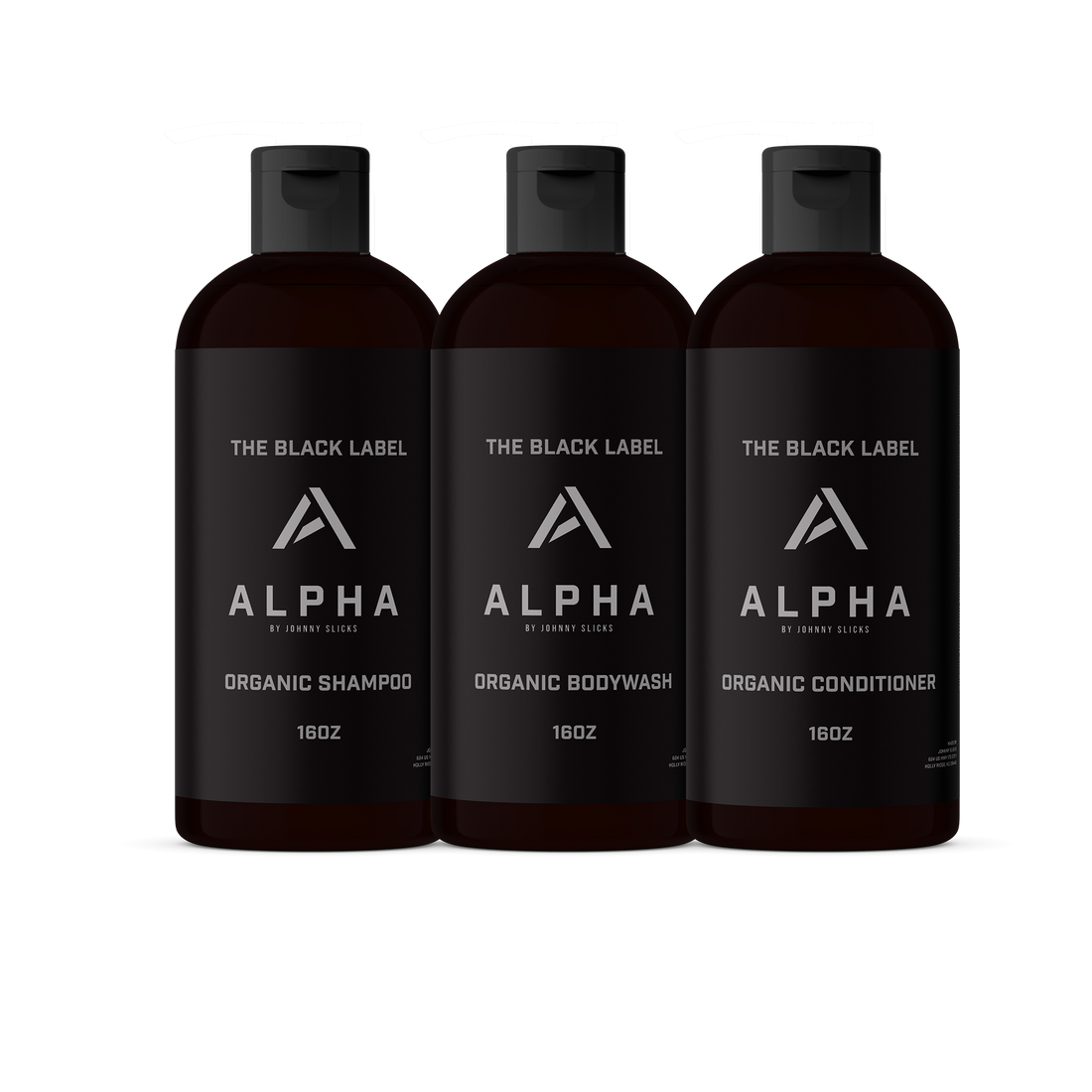 Black Label Shower Set by Johnny Slicks