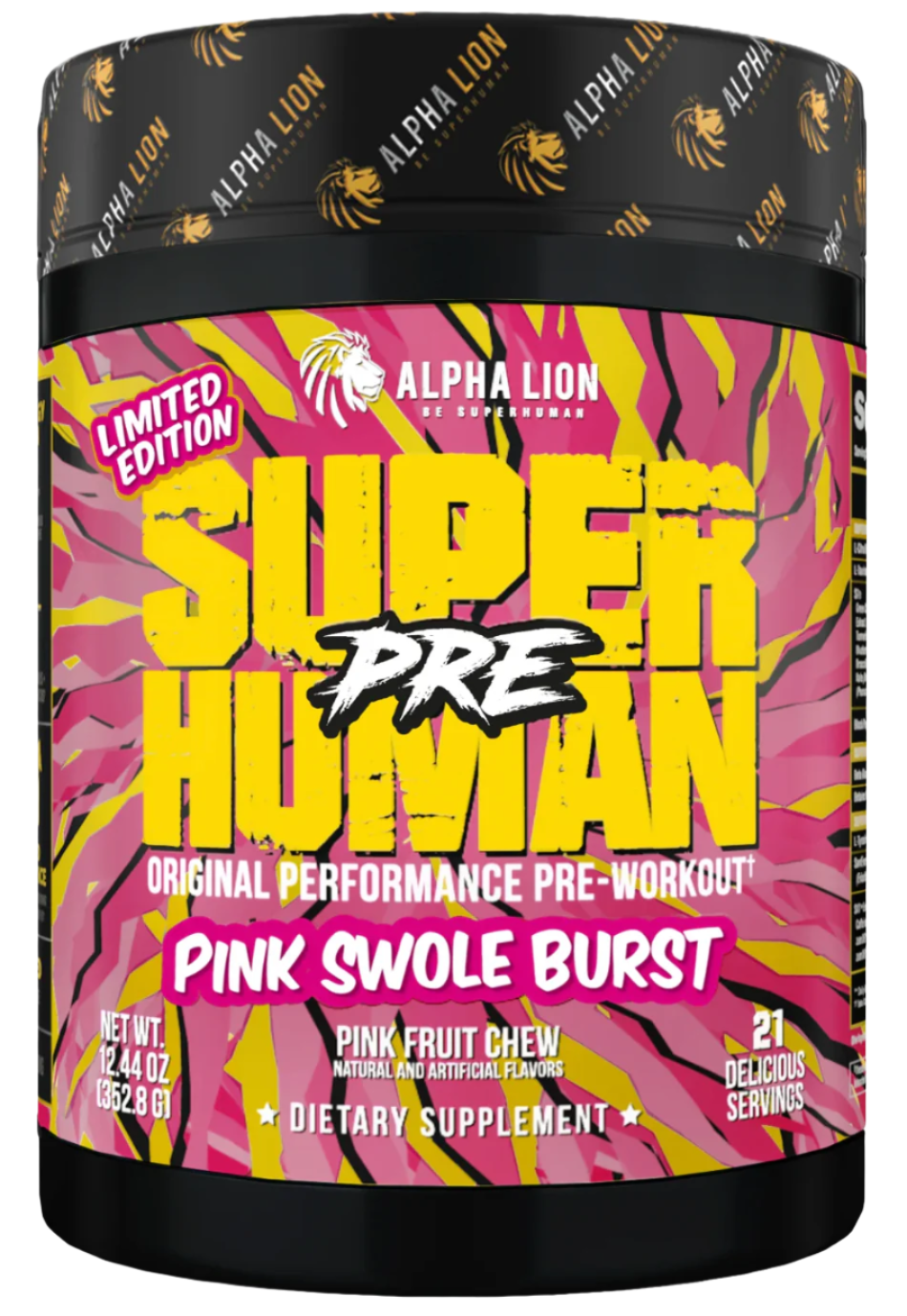 Alpha Lion Superhuman Pre-Workout Powder 21 Servings (42 Half-Servings)