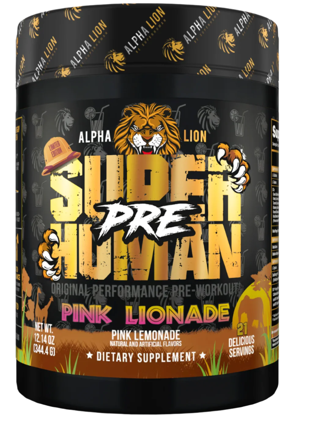 Alpha Lion Superhuman Pre-Workout Powder 21 Servings (42 Half-Servings)