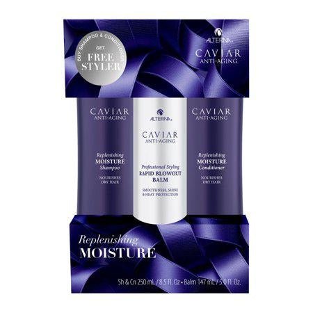 Alterna Caviar Anti-Aging Replenishing Moisture Set with Balm - DestGlow
