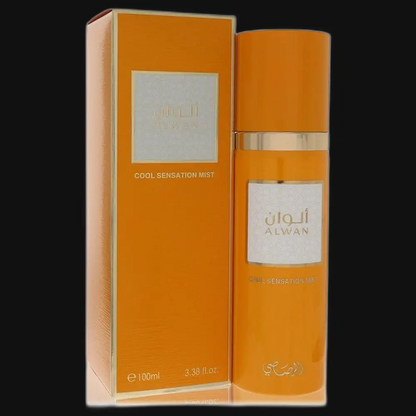 Alwan Cool Sensation Mist By Rasasi (Unisex)