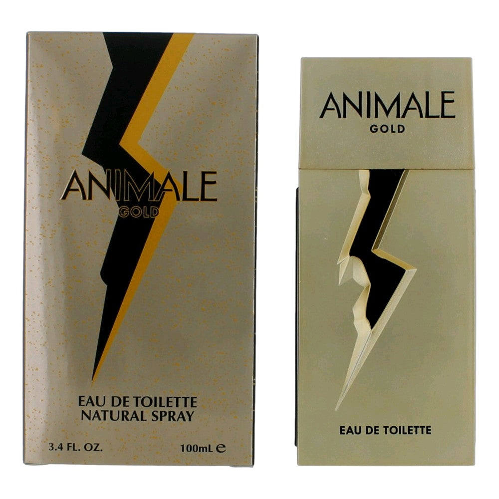 Animale Gold, 3.4 oz EDT Spray for Men by Avera Group