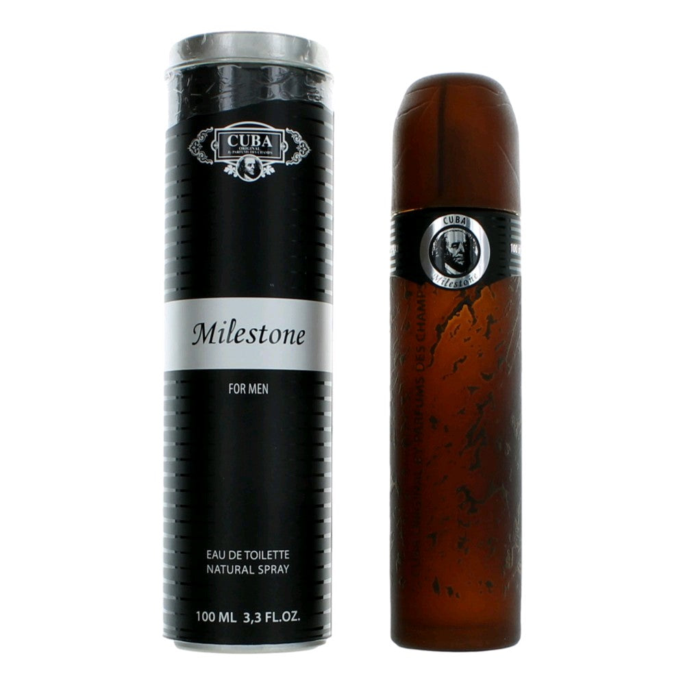 Cuba Milestone, 3.3 oz EDT Spray for Men by Avera Group