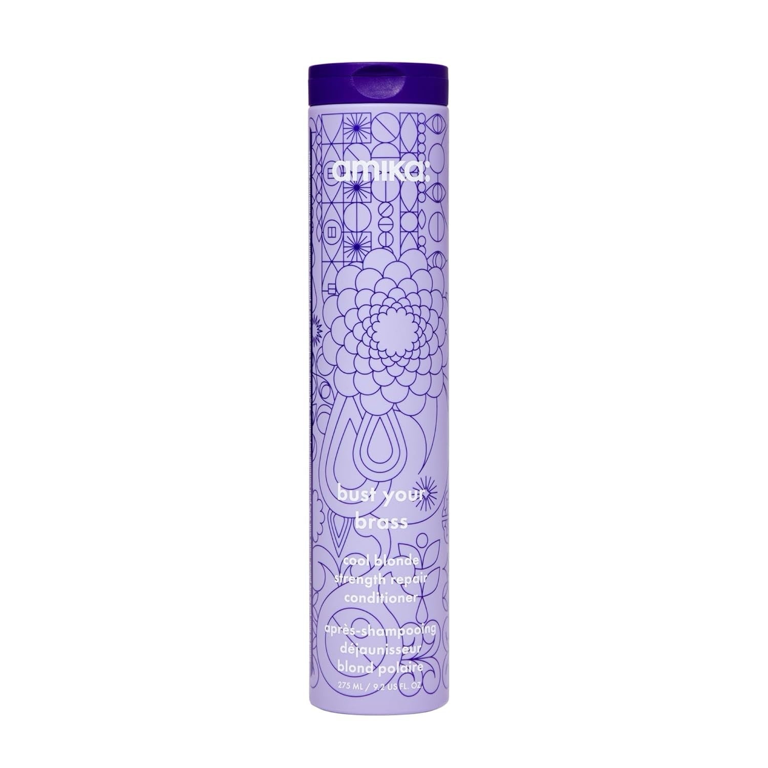 Amika Bust Your Brass Cool Blonde Strength Repair Conditioner by Nava Beauty