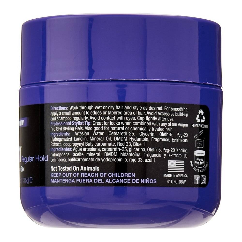 Ampro Shine N Jam Conditioning Gel, Regular Hold, 4 OZ 
