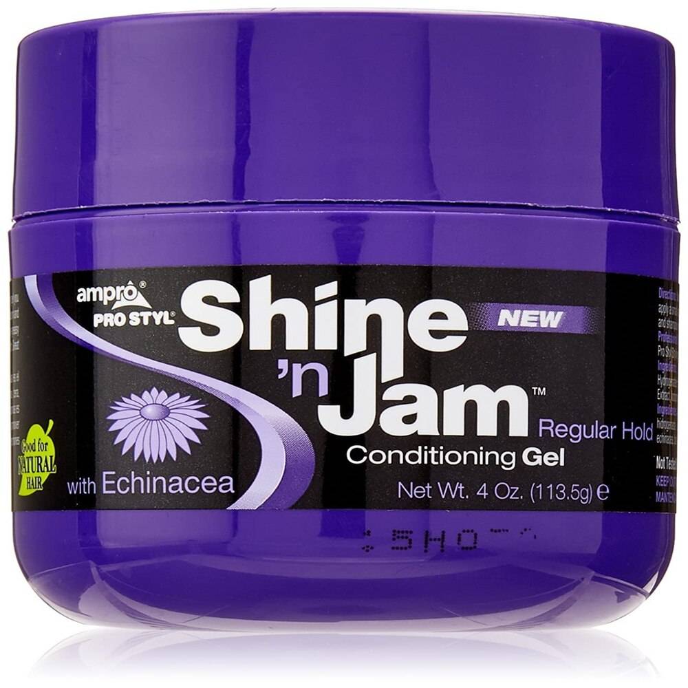 Ampro Shine N Jam Conditioning Gel, Regular Hold, 4 OZ 