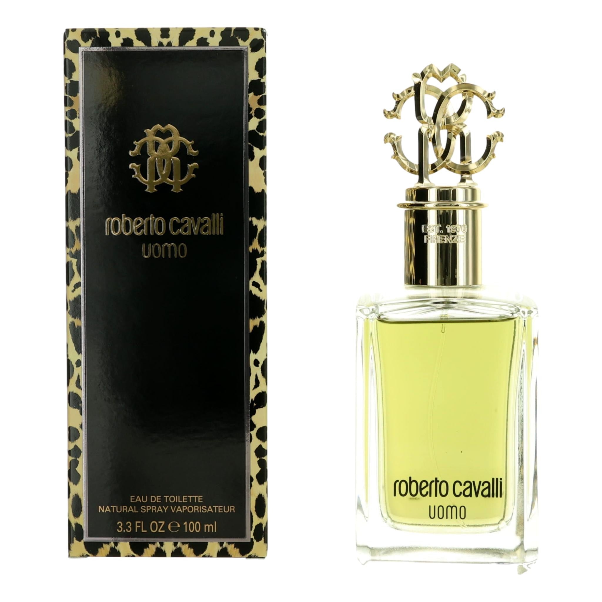Roberto Cavalli Uomo, 3.3 oz EDT Spray for Men by Avera Group