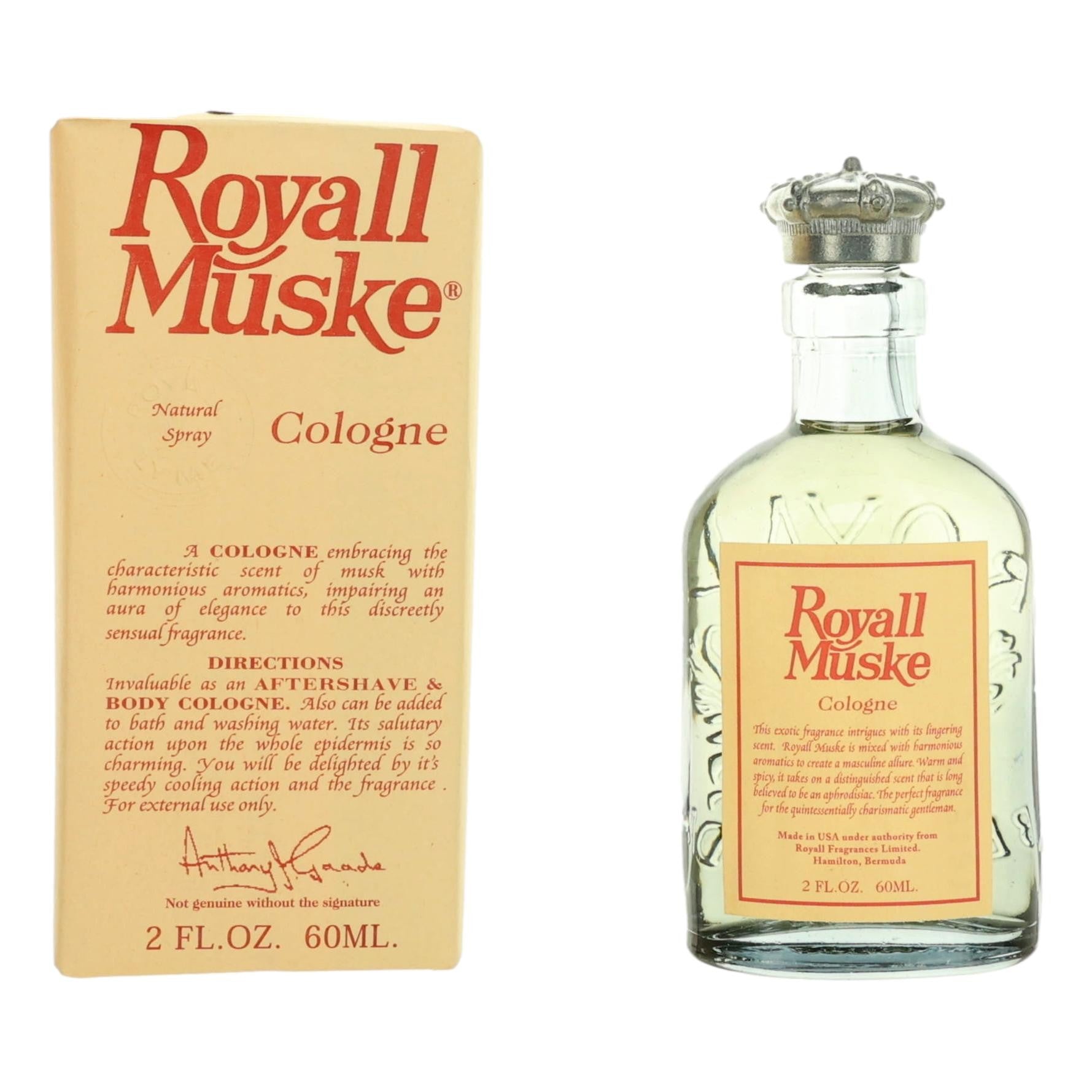 Royall Muske, 2 oz All Purpose Cologne for Men by Avera Group