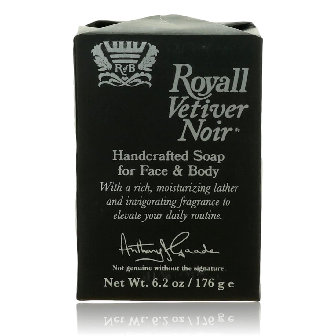 Royall Vetiver Noir, 6.2 oz Bar Soap for Men by Avera Group