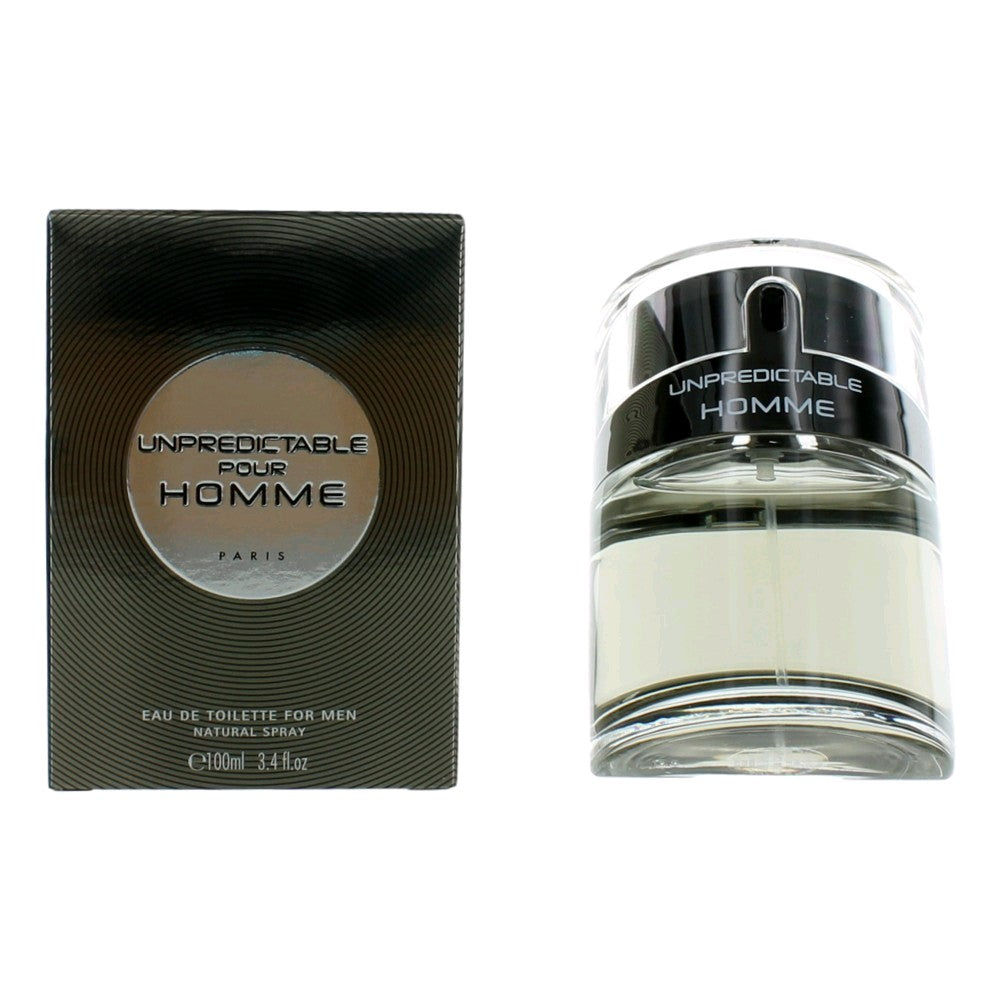 Unpredictable Pour Homme, 3.4 oz EDT Spray for Men by Avera Group