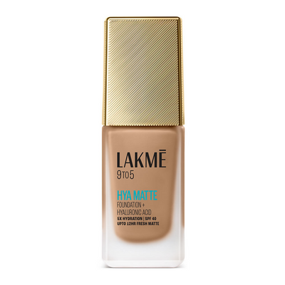 Lakme 9to5 Hya Matte Foundation + Hyaluronic Acid - Cool Walnut