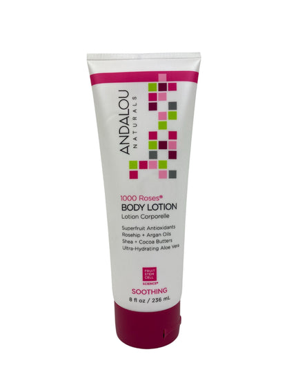 Body Lotion, 1000 Roses, 8oz, Andalou Naturals by Country Life Natural Foods