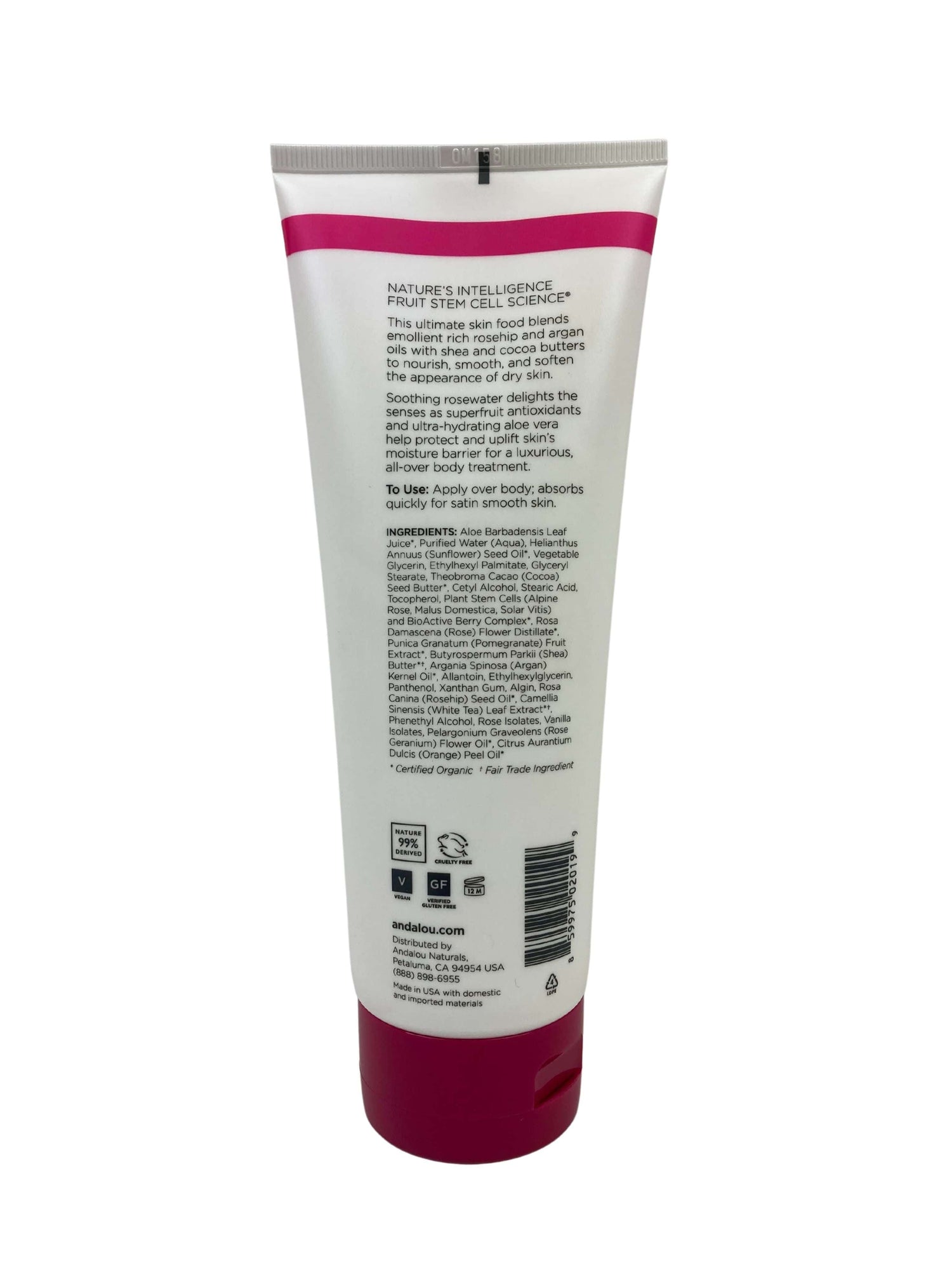 Body Lotion, 1000 Roses, 8oz, Andalou Naturals by Country Life Natural Foods