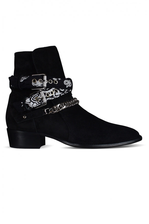 Amiri Men Boots Bandana Buckle by Luosophy