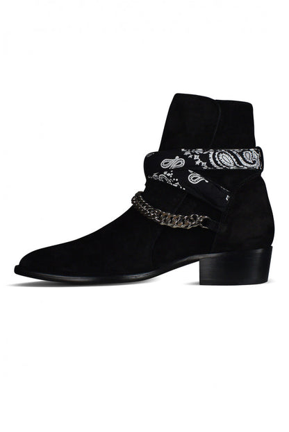 Amiri Men Boots Bandana Buckle by Luosophy