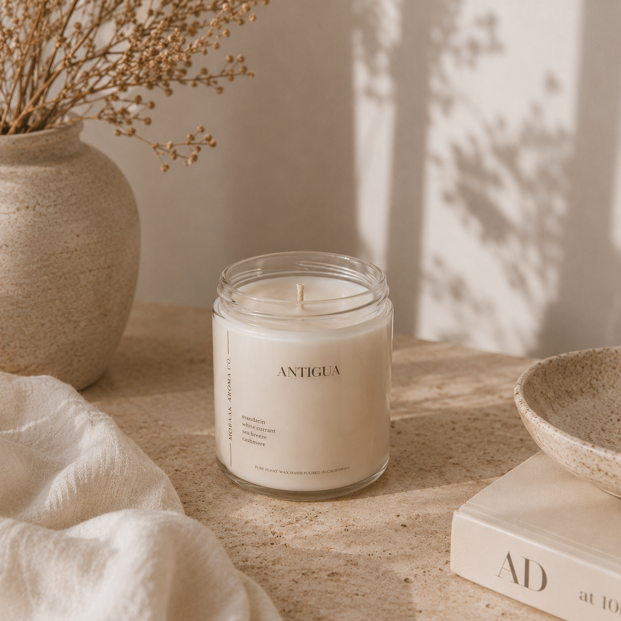 Antigua Candle by Mobaak Aromatherapy Shoppe