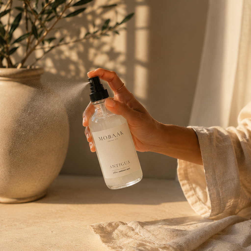 Antigua Ambiance Mist by Mobaak Aromatherapy Shoppe