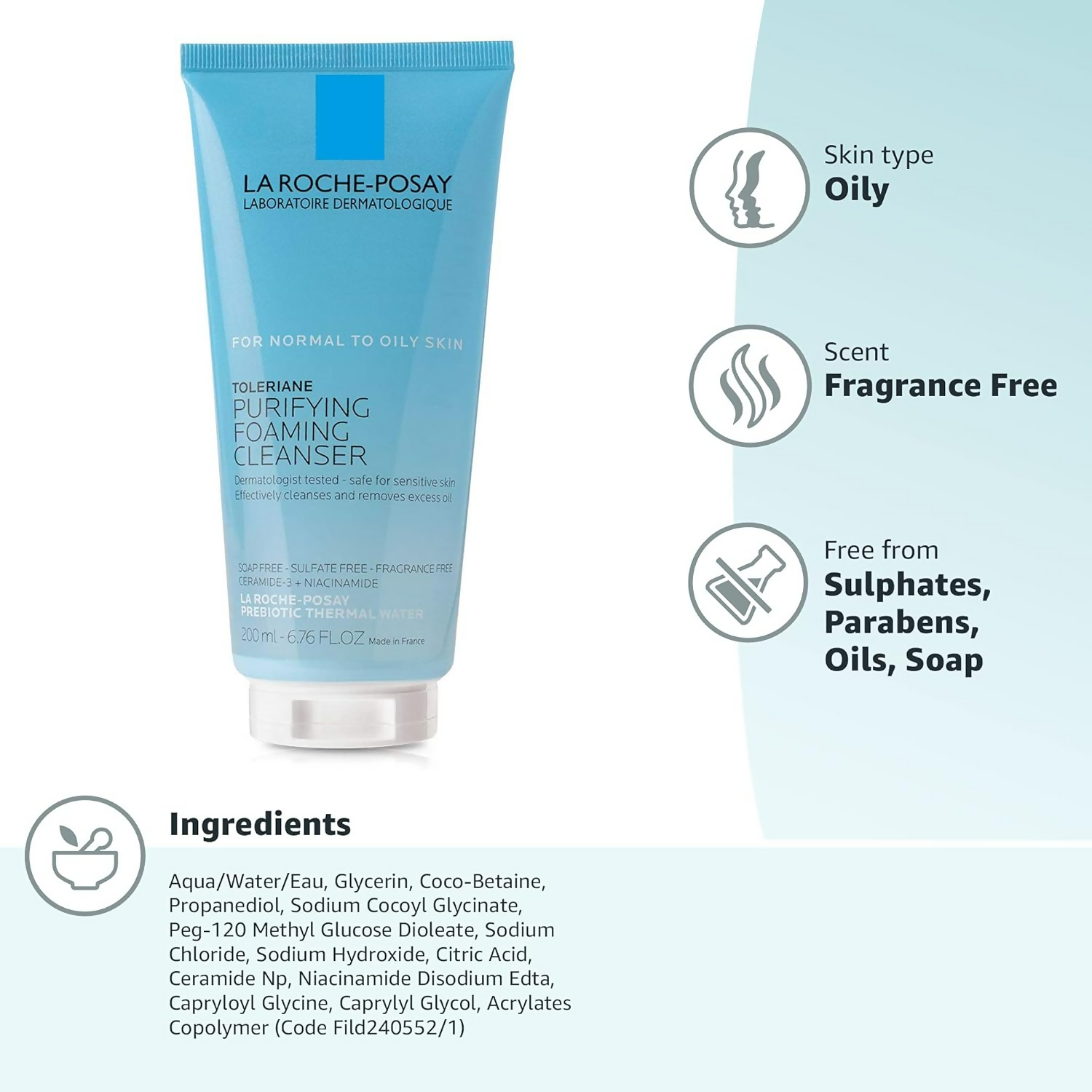 La Roche-Posay Toleriane Face Wash