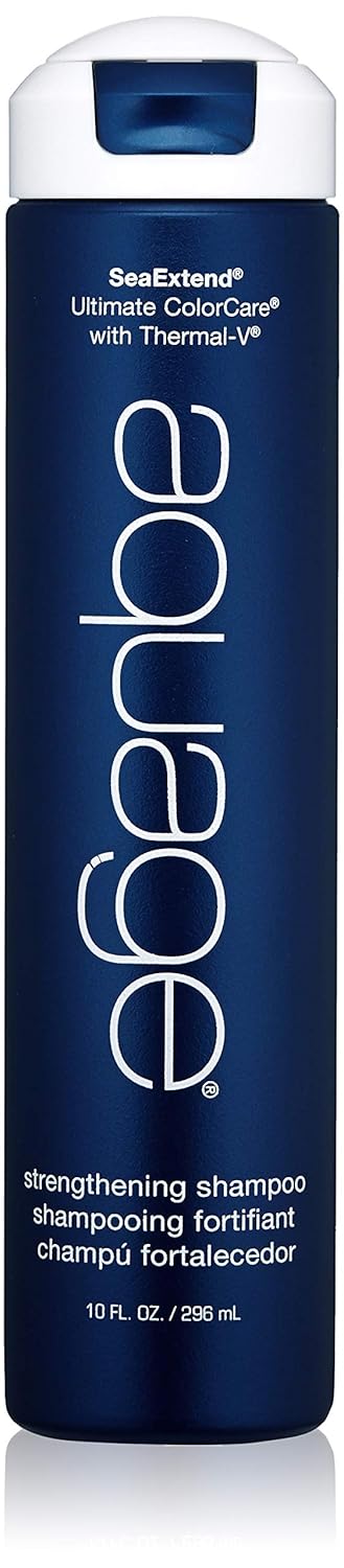 AQUAGE SeaExtend Strengthening Shampoo, For Fine Hair, Keeps Hair Full, Protected and Brings out Natural Texture, 10 fl. oz - DestGlow