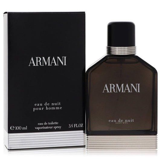 Armani Eau De Nuit by Giorgio Armani Eau De Toilette Spray 3.4 oz for Men