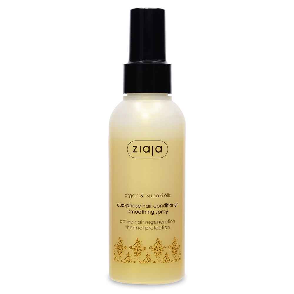 Argan &amp; Tsubaki Oils duo-phase smoothing spray hair conditioner
