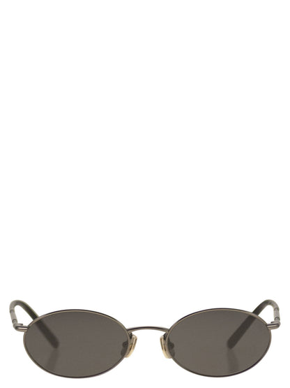 Brunello Cucinelli Unisex Timeless Reflections Sunglasses In Titanium by Luosophy