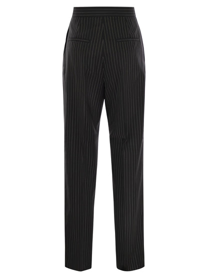 Max Mara Women Sesamo - Carrot Trousers In Wool Cloth by Luosophy