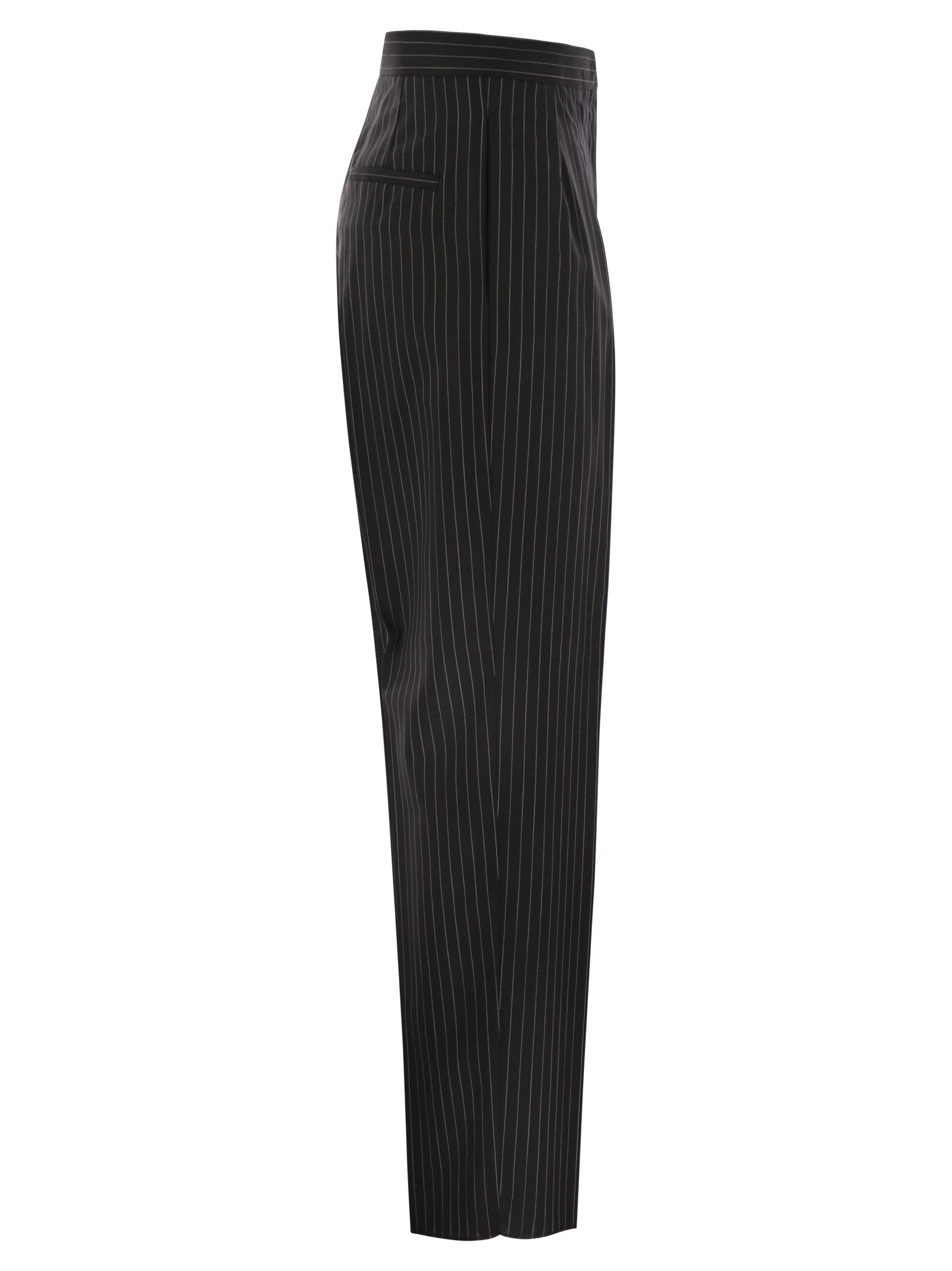 Max Mara Women Sesamo - Carrot Trousers In Wool Cloth by Luosophy