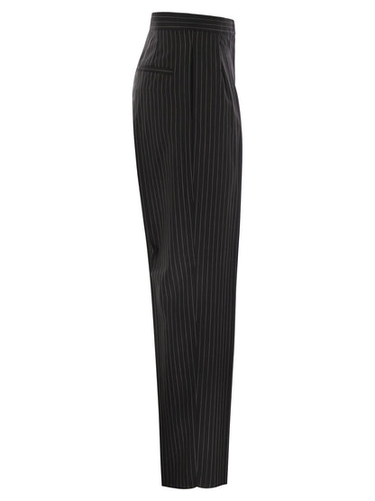 Max Mara Women Sesamo - Carrot Trousers In Wool Cloth by Luosophy