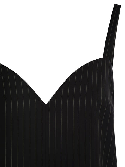Max Mara Women Elam - Pinstripe Wool Cloth Dress by Luosophy