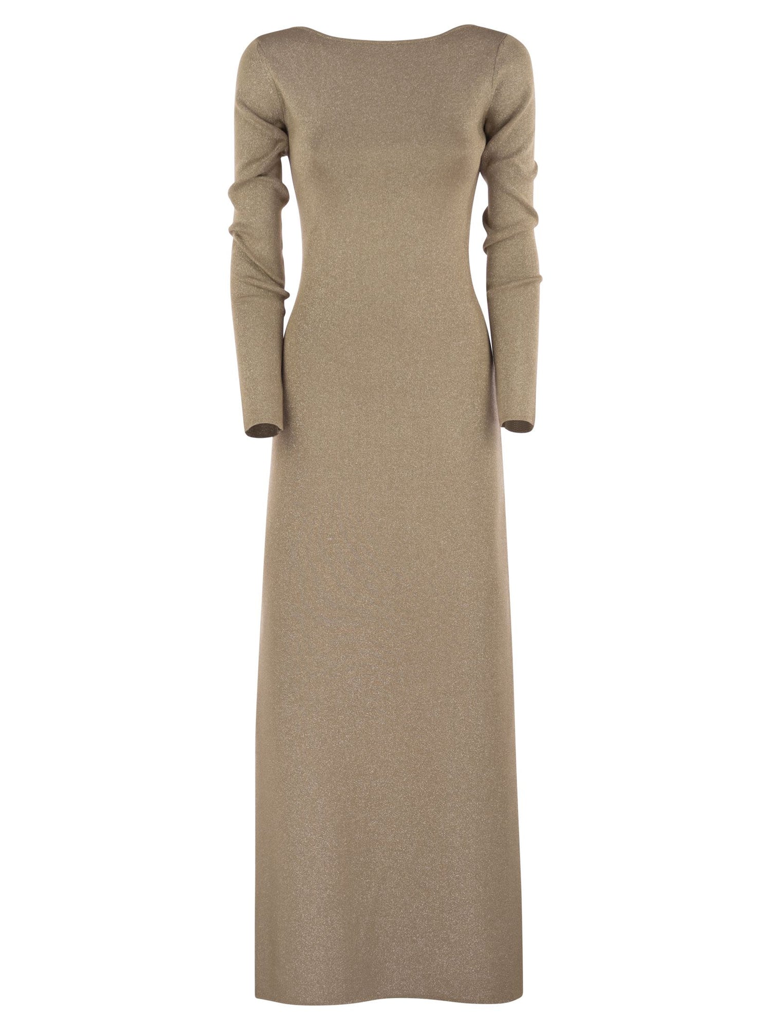 Max Mara Women Bracco - Viscose And Lurex Slim Dress by Luosophy