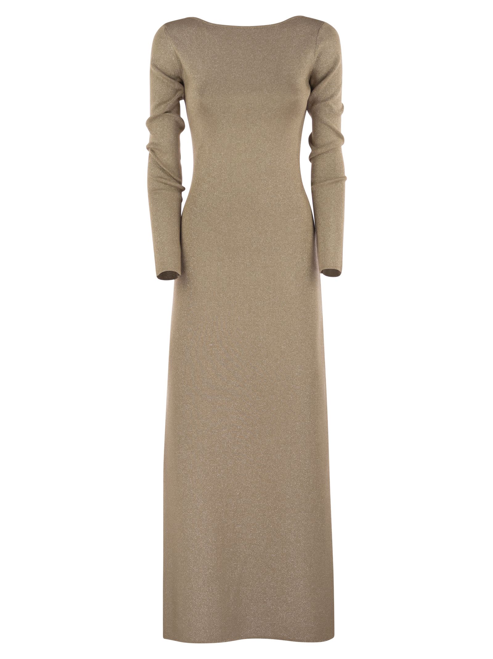 Max Mara Women Bracco - Viscose And Lurex Slim Dress by Luosophy