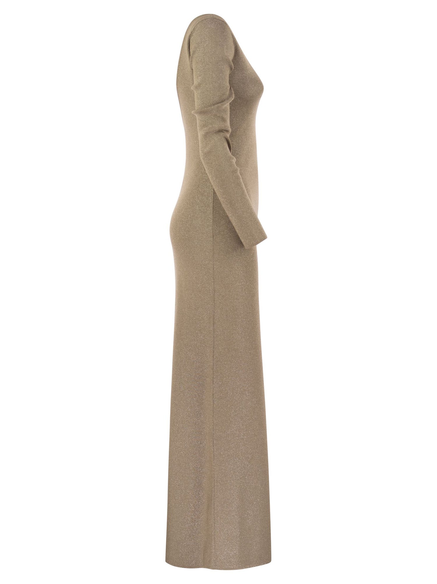 Max Mara Women Bracco - Viscose And Lurex Slim Dress by Luosophy