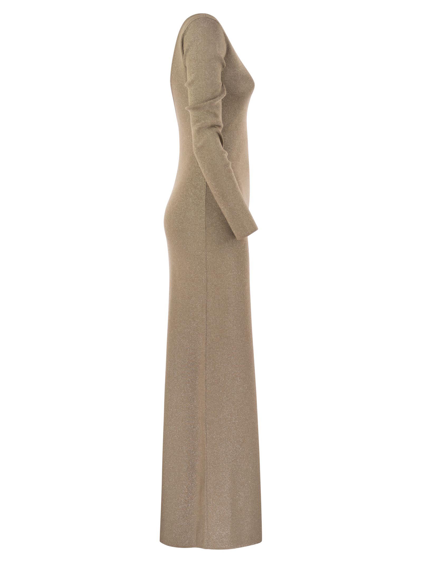 Max Mara Women Bracco - Viscose And Lurex Slim Dress by Luosophy
