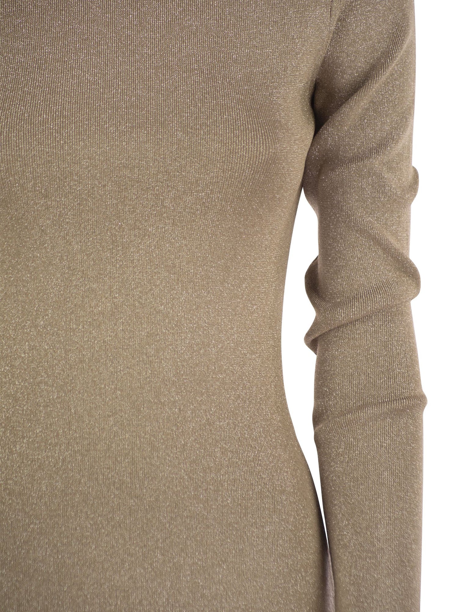 Max Mara Women Bracco - Viscose And Lurex Slim Dress by Luosophy