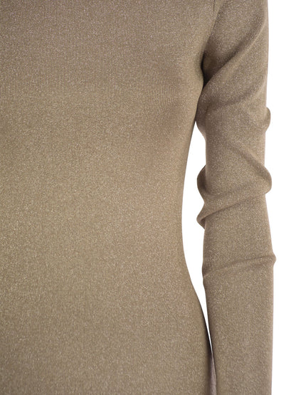 Max Mara Women Bracco - Viscose And Lurex Slim Dress by Luosophy