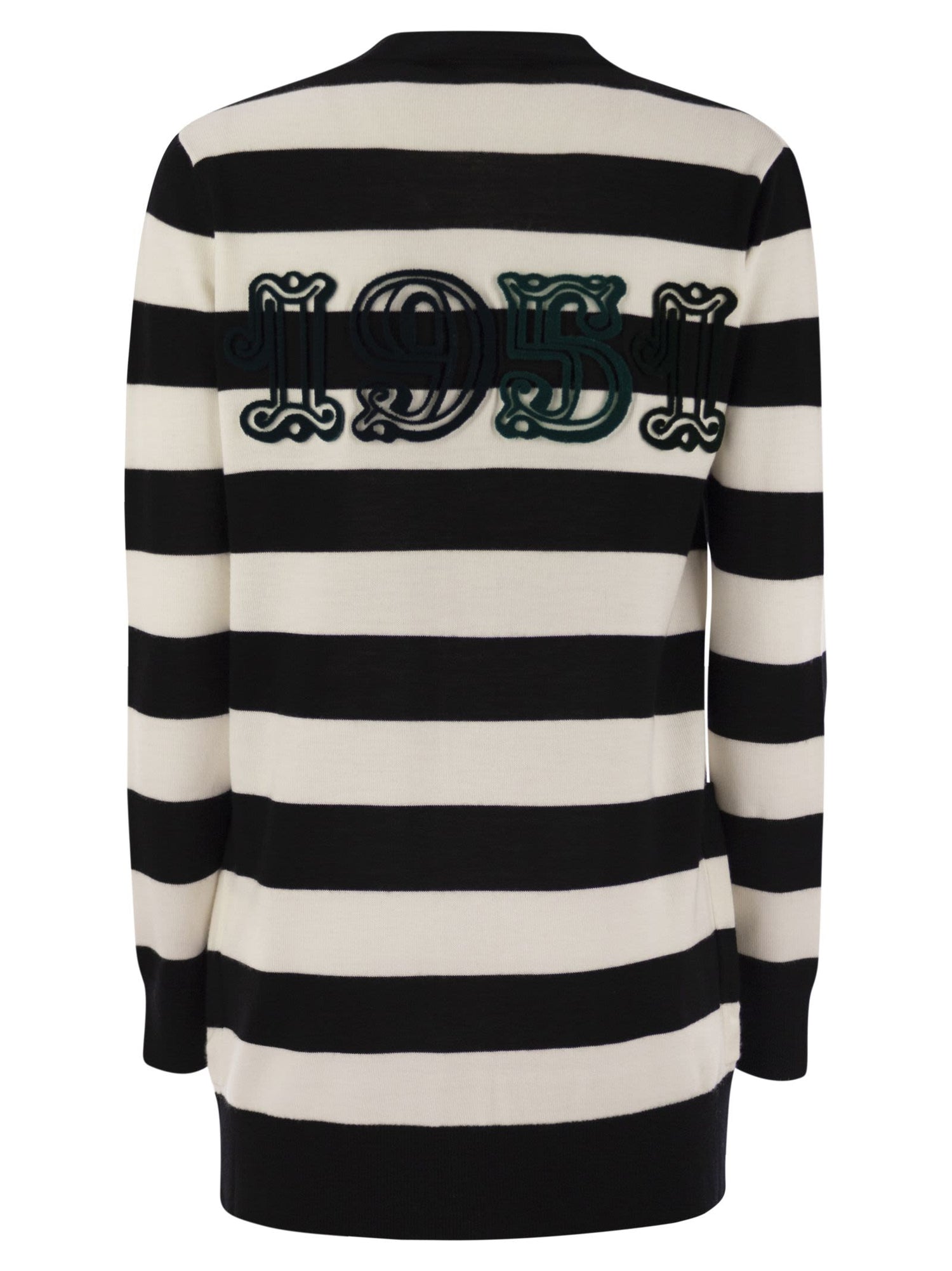 Max Mara Women Fiemme - Long Striped Wool Cardigan by Luosophy