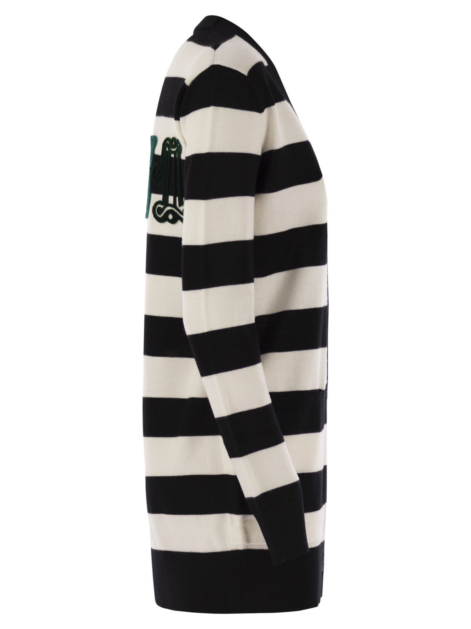 Max Mara Women Fiemme - Long Striped Wool Cardigan by Luosophy