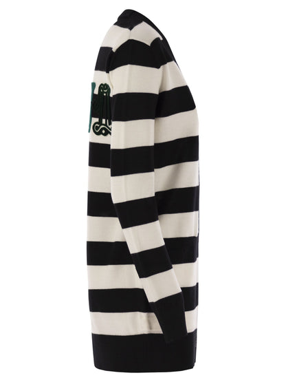 Max Mara Women Fiemme - Long Striped Wool Cardigan by Luosophy