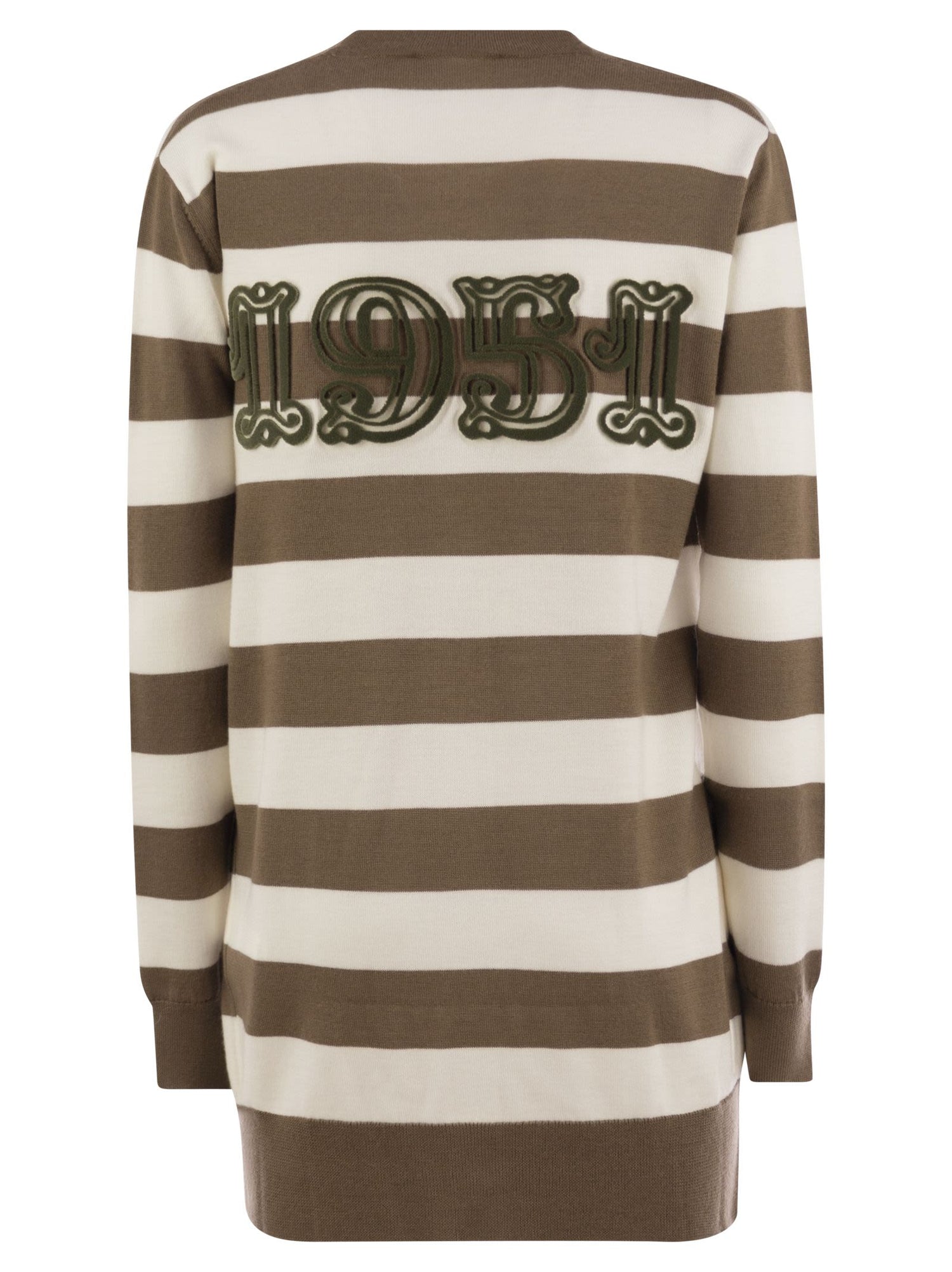 Max Mara Women Fiemme - Long Striped Wool Cardigan by Luosophy