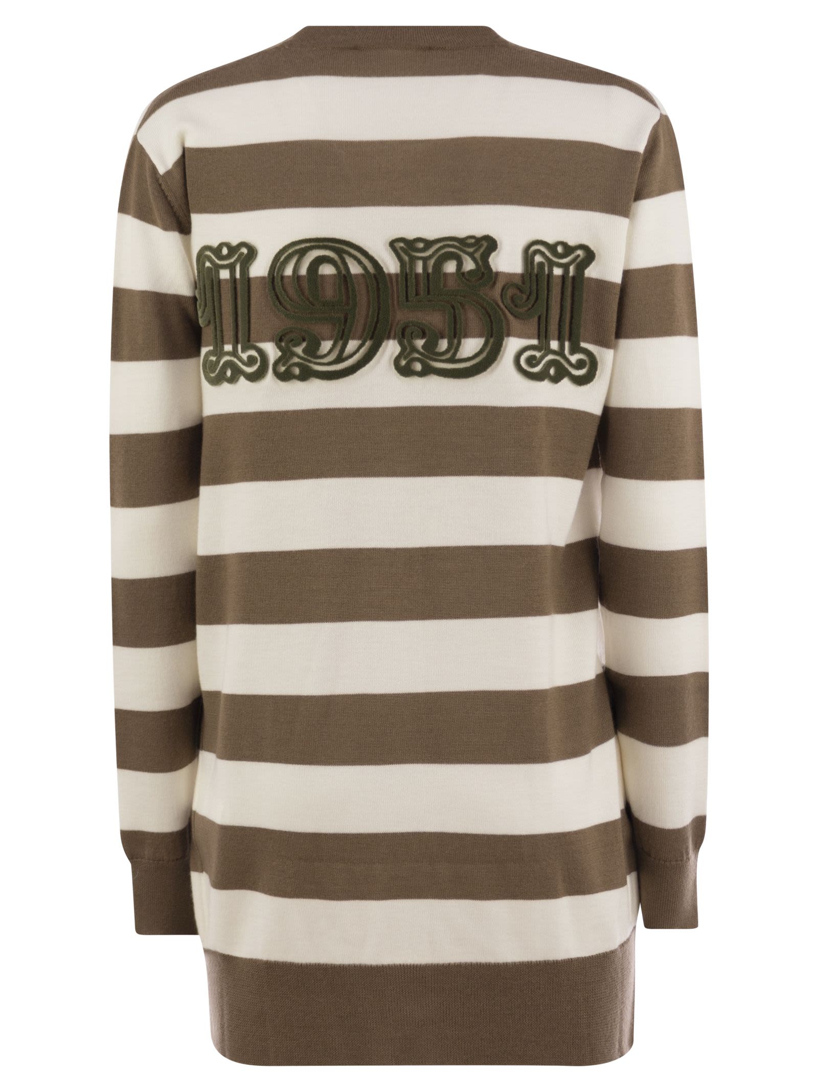 Max Mara Women Fiemme - Long Striped Wool Cardigan by Luosophy