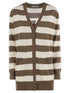 Max Mara Women Fiemme - Long Striped Wool Cardigan by Luosophy