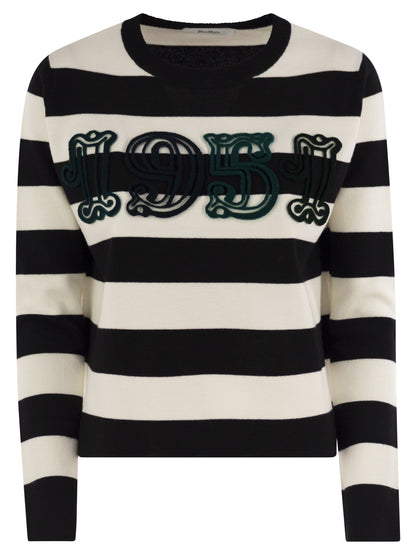 Max Mara Women Viterbo - Wool Sweater With Embroidery by Luosophy