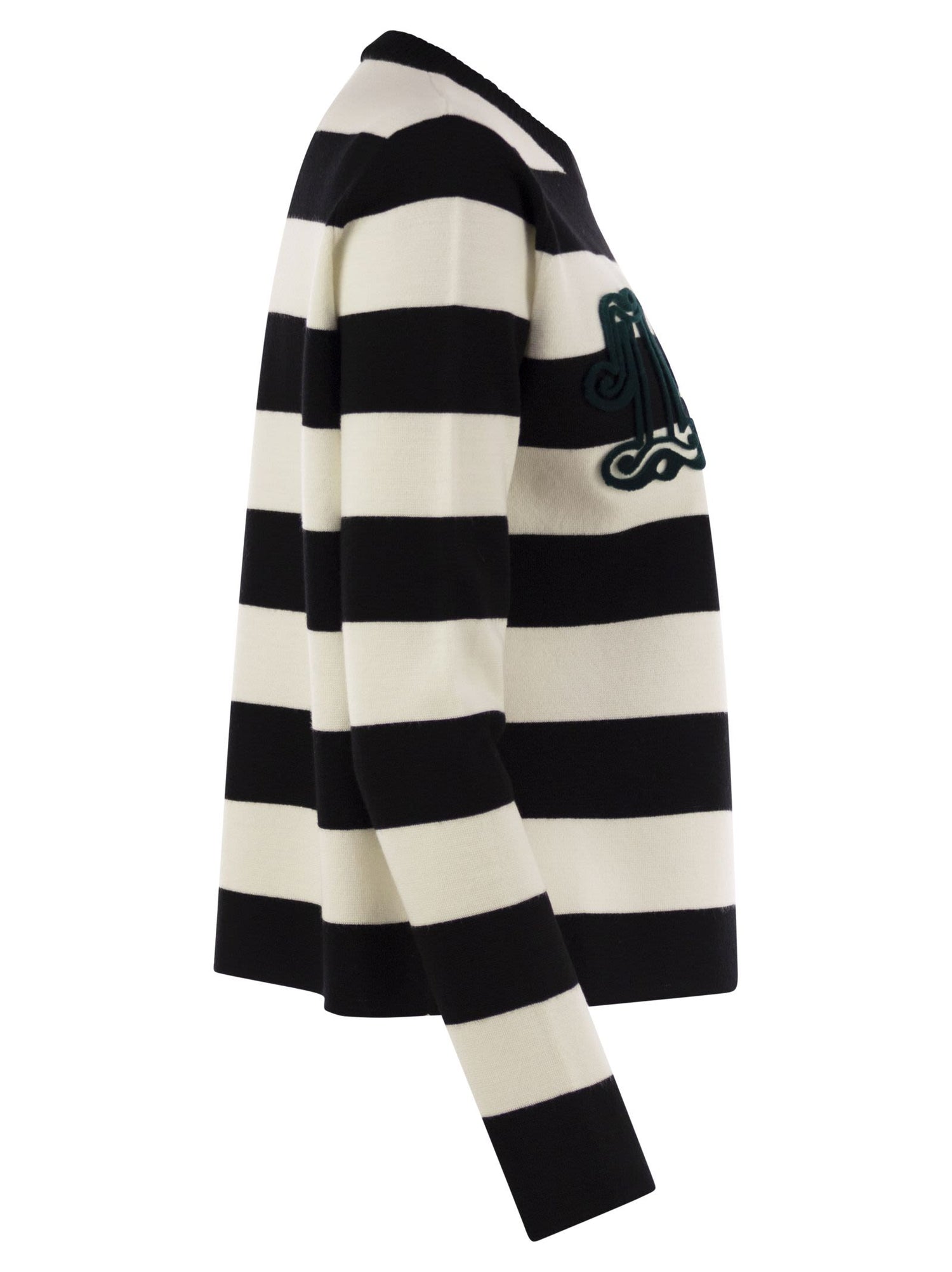 Max Mara Women Viterbo - Wool Sweater With Embroidery by Luosophy