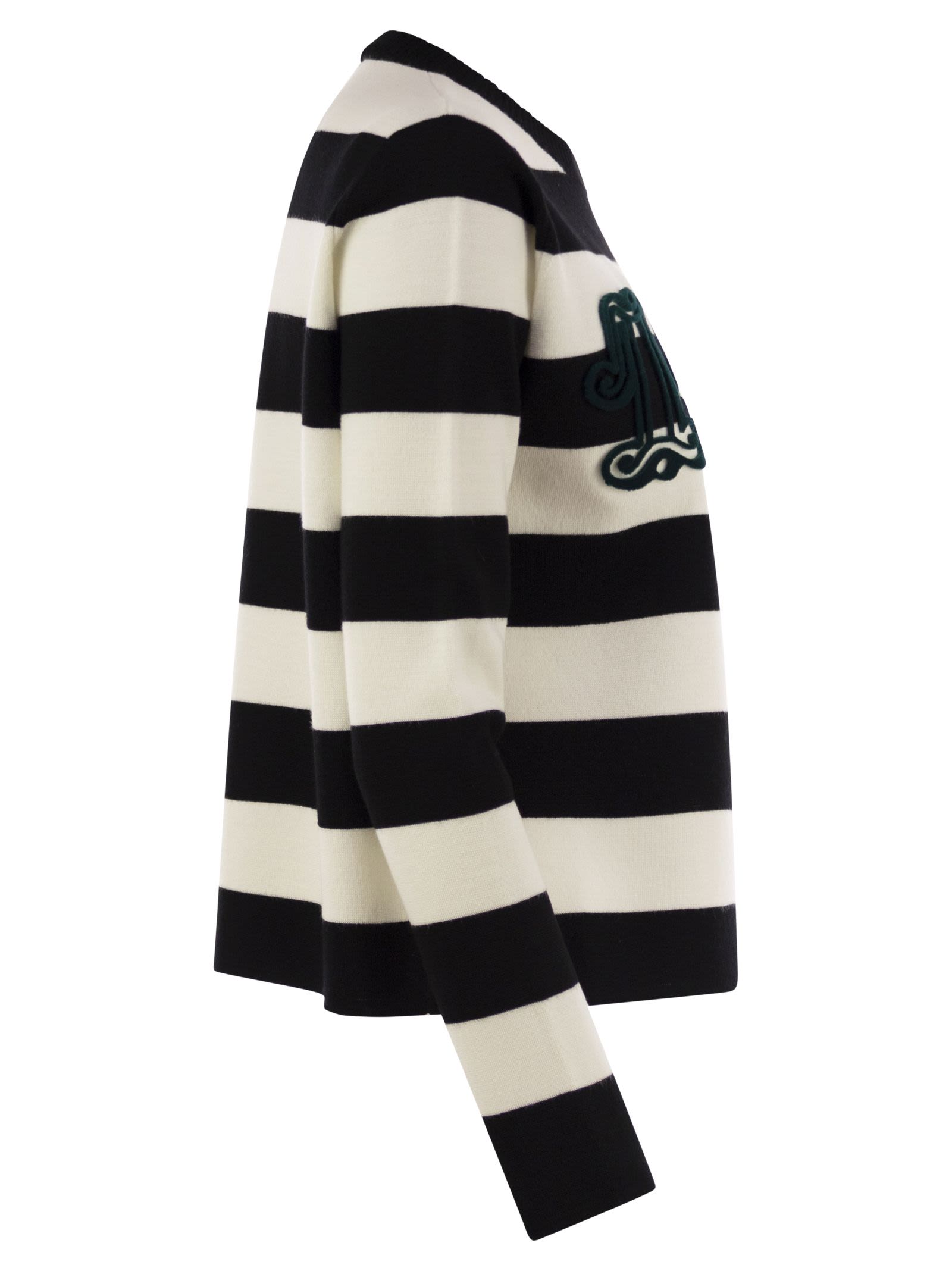 Max Mara Women Viterbo - Wool Sweater With Embroidery by Luosophy