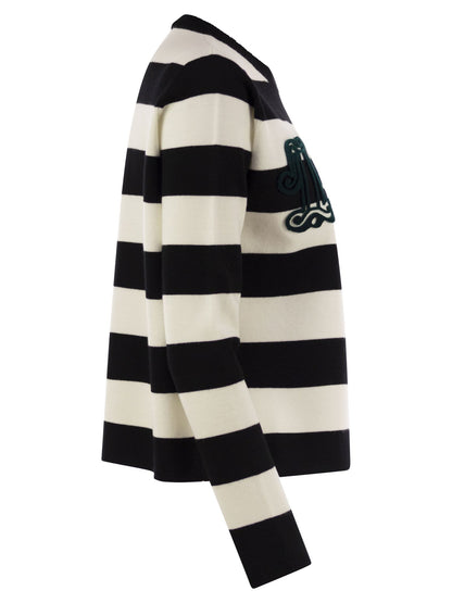 Max Mara Women Viterbo - Wool Sweater With Embroidery by Luosophy