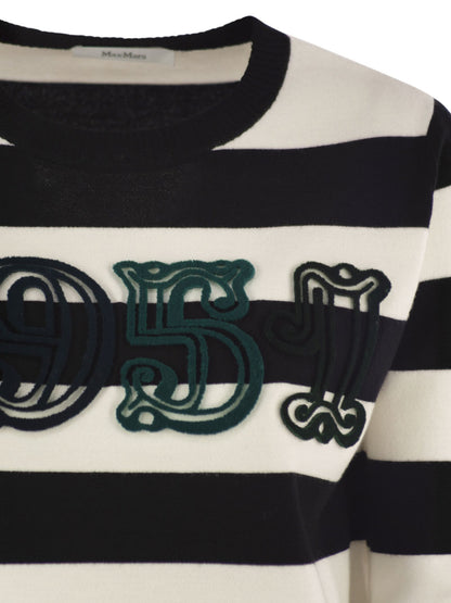 Max Mara Women Viterbo - Wool Sweater With Embroidery by Luosophy